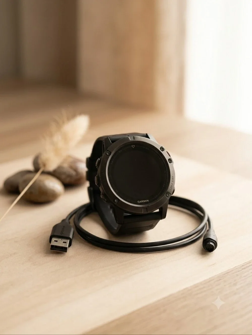 Garmin Fenix 5X Sapphire Slate Gray Multisport GPS Watch w/ Charger